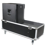 ATA Flight Case for 2x RCF EVOX12 or EV Evolve 50 Compact Arrays Fits Two Speakers and Subwoofers