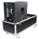 ATA Flight Case for 2x RCF EVOX12 or EV Evolve 50 Compact Arrays Fits Two Speakers and Subwoofers
