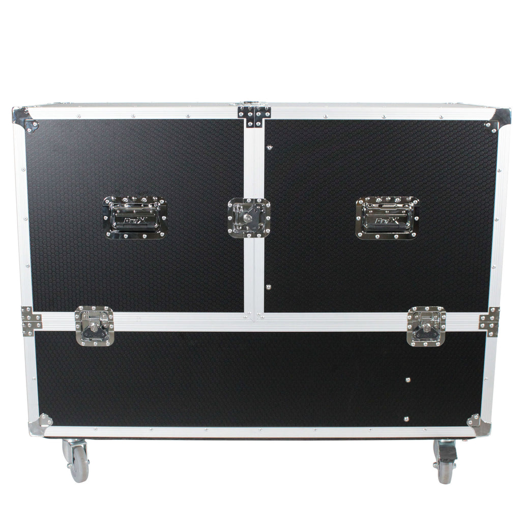 ATA Flight Case for 2x RCF EVOX12 or EV Evolve 50 Compact Arrays Fits Two Speakers and Subwoofers