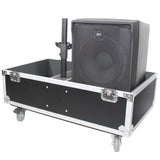 ATA Style Flight-Road Case For RCF EVOX 8 J8 JMIX8 Speaker Array System Fits Two Speakers and Subs
