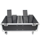 ATA Style Flight-Road Case For RCF EVOX 8 J8 JMIX8 Speaker Array System Fits Two Speakers and Subs