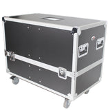 ATA Style Flight-Road Case For RCF EVOX 8 J8 JMIX8 Speaker Array System Fits Two Speakers and Subs