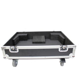 Fits RCF HDL 30-A Line Array Speaker Flight Case W/Wheels (Holds 2 Speakers)