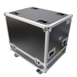 Fits RCF HDL 30-A Line Array Speaker Flight Case W/Wheels (Holds 2 Speakers)