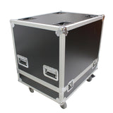 Fits RCF HDL 30-A Line Array Speaker Flight Case W/Wheels (Holds 2 Speakers)