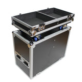 Stage Monitor Flight Case for 2 RCF NX 15-SMA W-4 Inch Casters