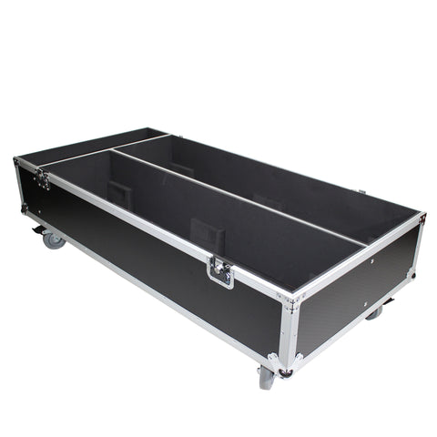 Flight Case for 2 RCF NXW 44-A ,NXL44-A Active 2 Way Column Array with 4 Inch Wheels