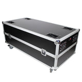 Flight Case for 2 RCF NXW 44-A ,NXL44-A Active 2 Way Column Array with 4 Inch Wheels