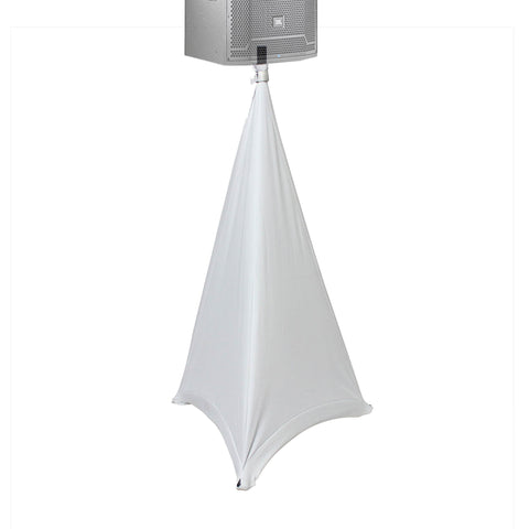 Lycra Cover Scrim for Speaker Tripod or Lighting Stand 2 Sided - White