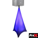Lycra Cover Scrim for Speaker Tripod or Lighting Stand 2 Sided - White