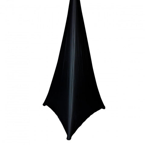 2 Pack Lycra Cover Scrim for Speaker Tripod or Lighting Stand 2 Sided - Black