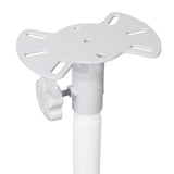Speaker Stand Mounting Plate In White for Speakers and Moving Head