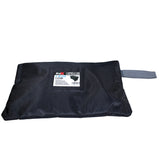 4 Ft. Open Back Spandex Table Cover Scrim - Black