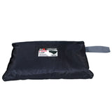 6 Ft. Open Back Spandex Table Cover Scrim - Black