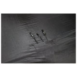 6 Ft. Open Back Spandex Table Cover Scrim - Black