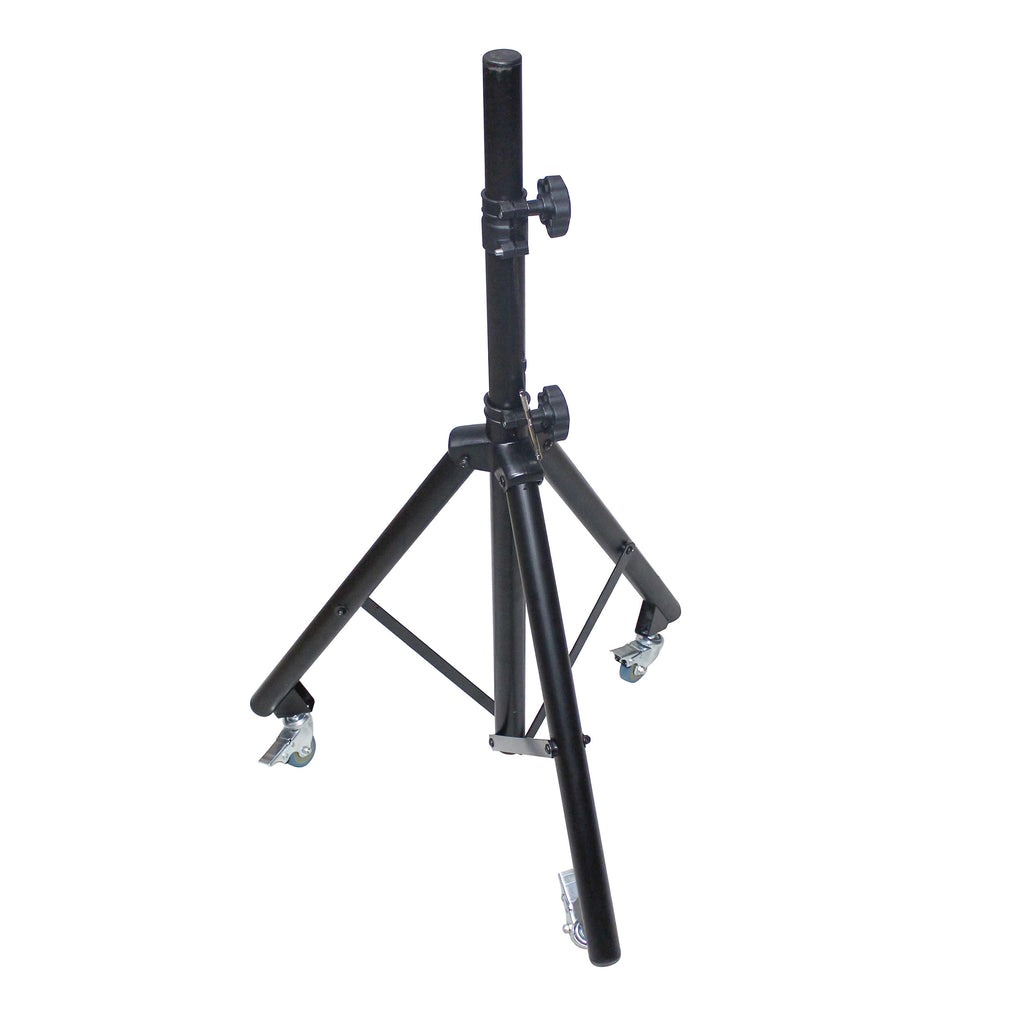Adjustable Speaker Lighting Tripod Stand with Casters