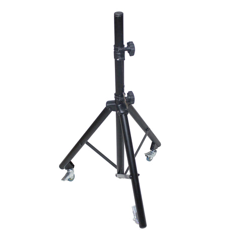 Adjustable Speaker Lighting Tripod Stand with Casters