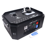 Professional Stage Portable Fog Machine Vertical Spray DJ Effects DMX RGBA LED Lighting System.