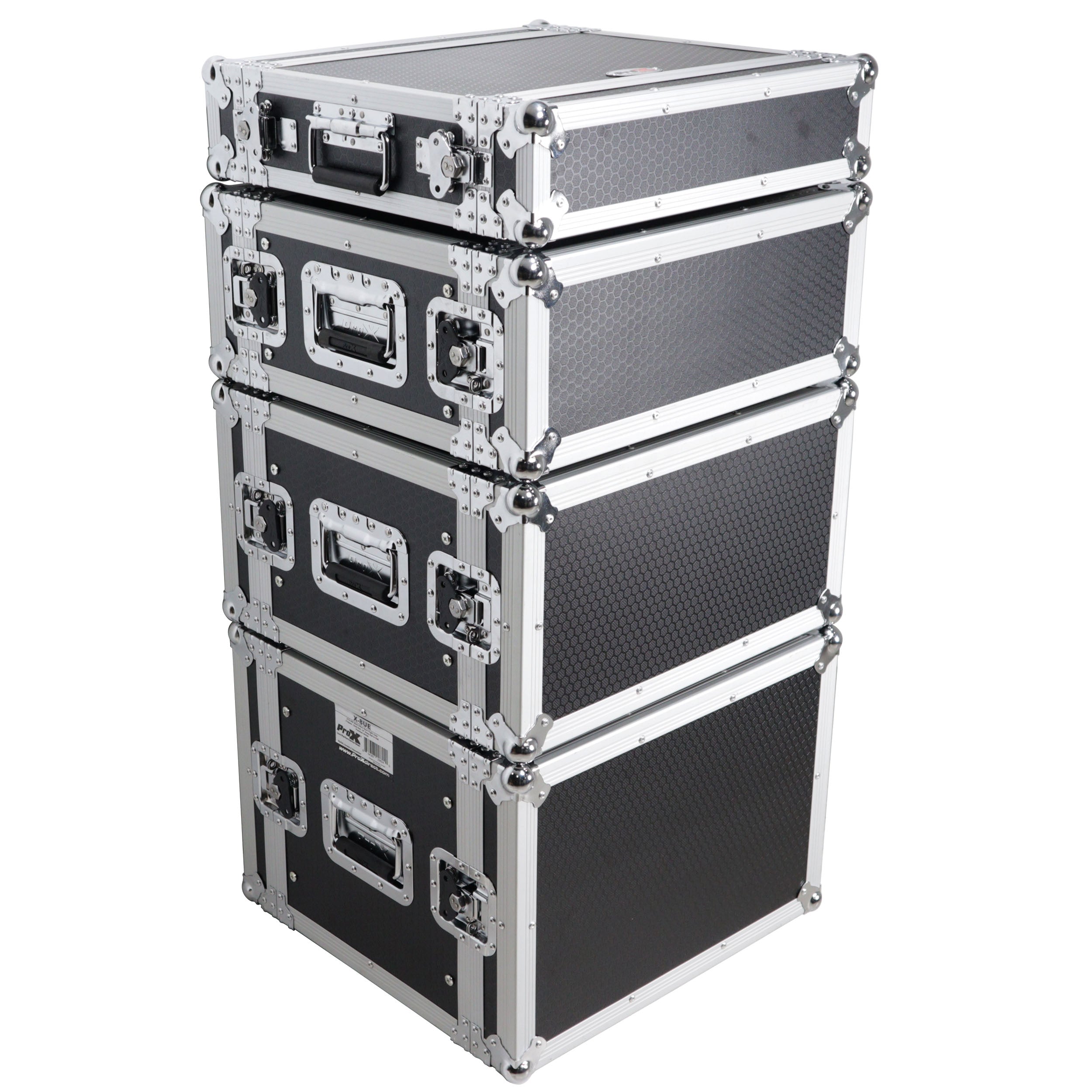 Prox X-2UE 2U Deluxe Effects Rack 14" deep Rail to Rail w/ handles