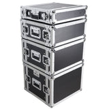 4U Deluxe Effects Rack 14" Deep Rail to Rail W/Handles