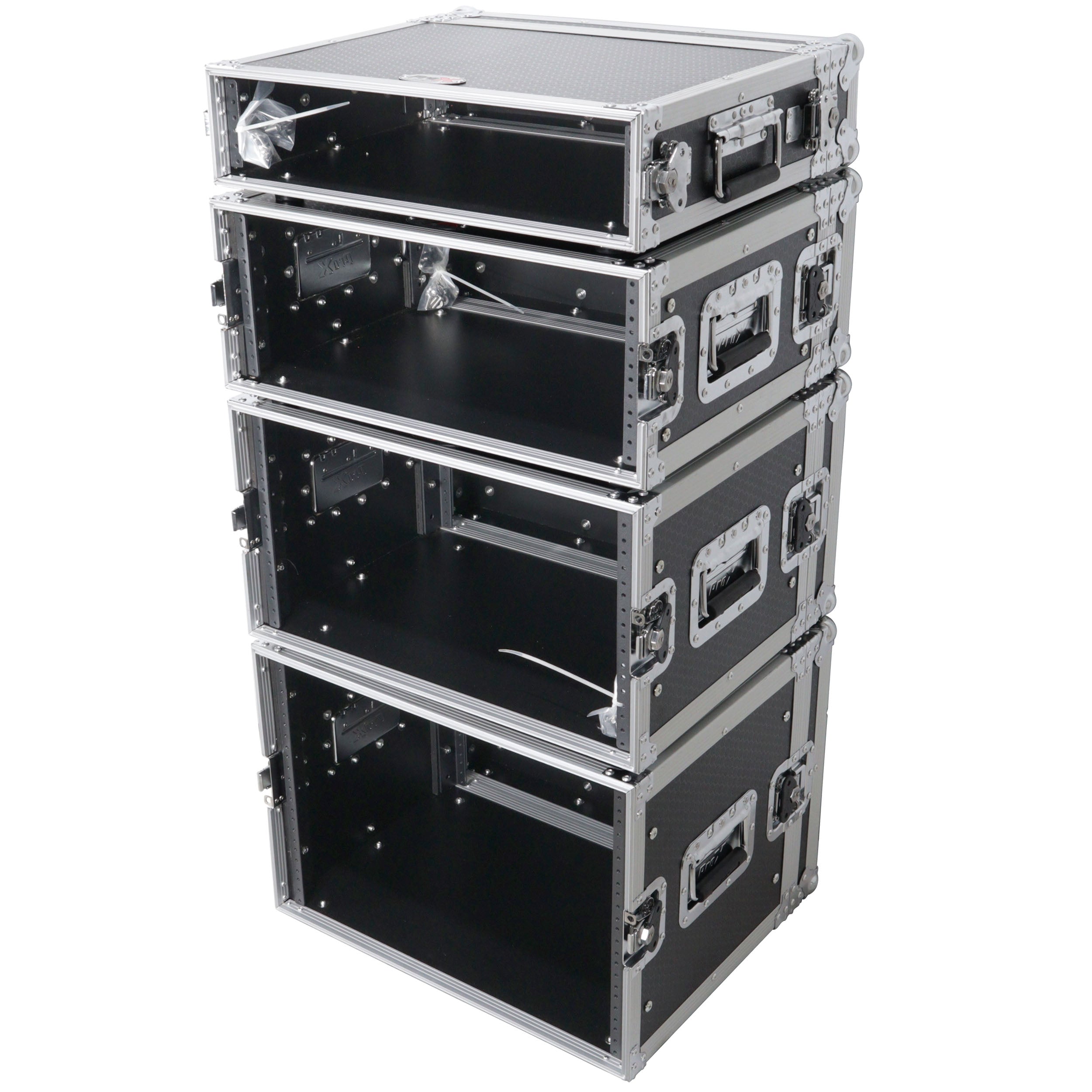 6U Deluxe 14" Deep 19" Width Amp Effects Rack Flight Hard Case