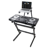 Professional Keyboard Add-on for Portable Z-Stand 2nd tier with Adjustable Stacking