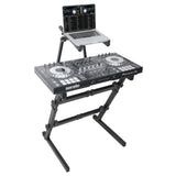 Professional Keyboard Add-on for Portable Z-Stand 2nd tier with Adjustable Stacking