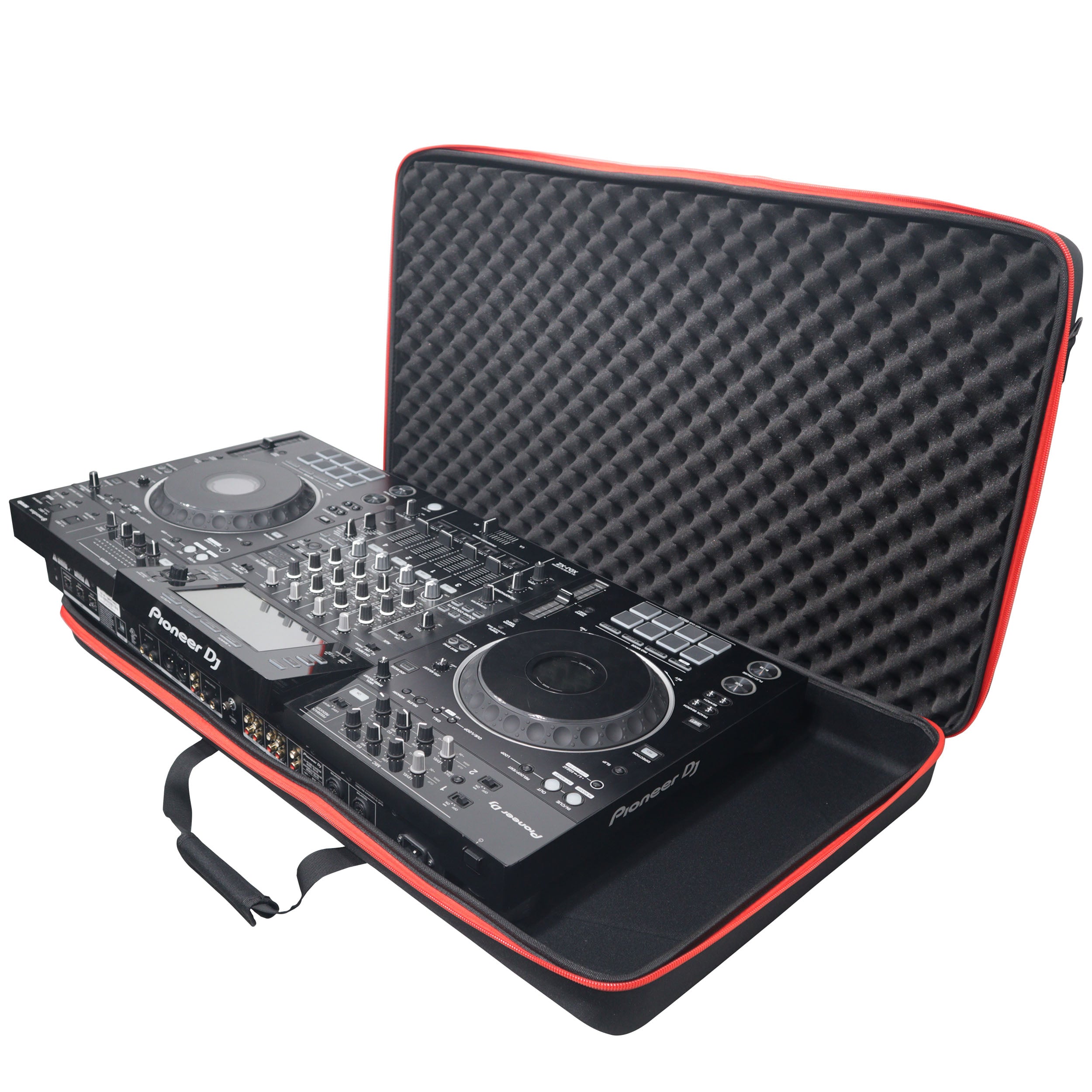 ZeroG Ultra Lightweight Hard Shell DJ Controller Shoulder Strap Bag for Rane FOUR, Performer, Pioneer XDJ-XZ DDJ-SZ2 - X Large