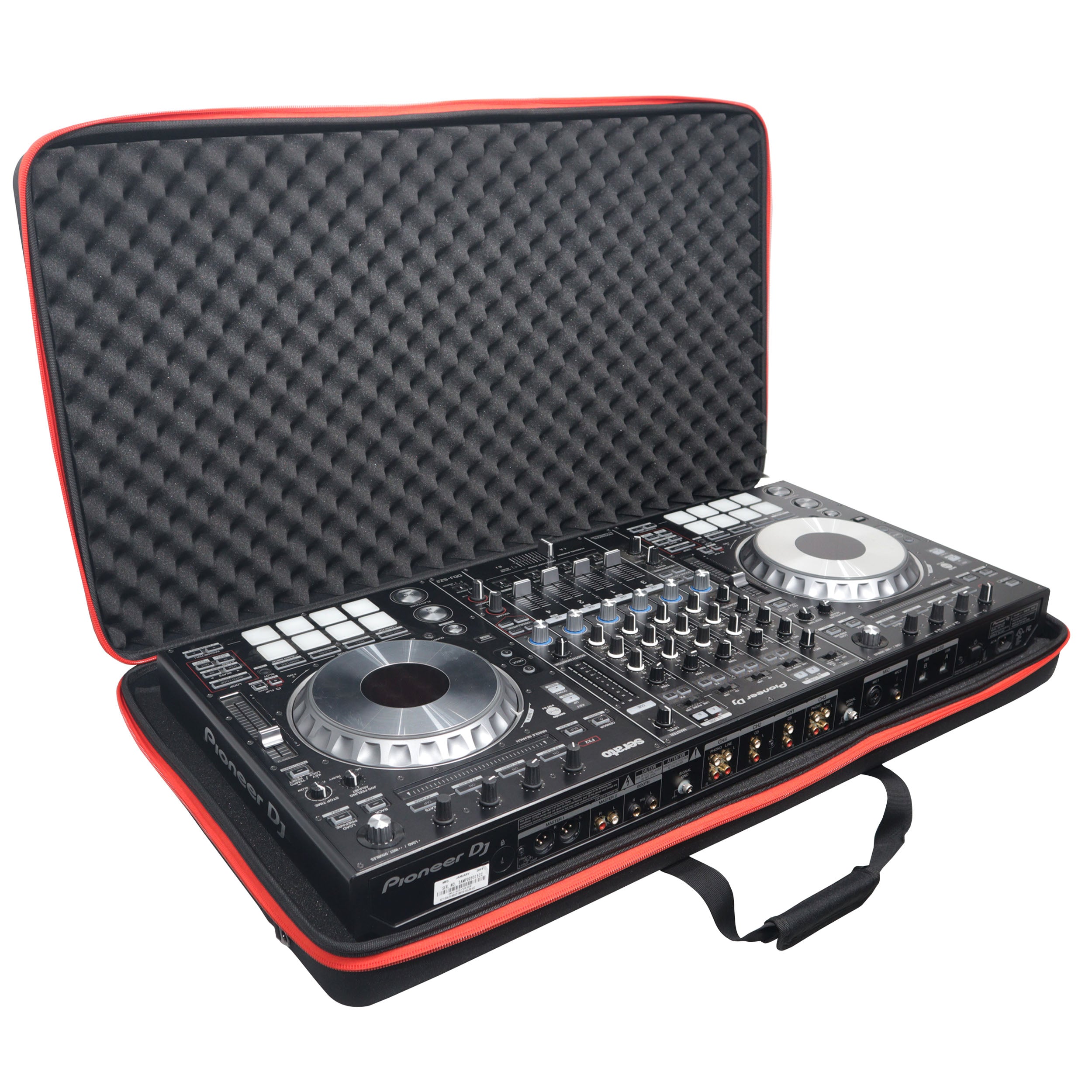 ZeroG Ultra Lightweight Hard Shell DJ Controller Shoulder Strap Bag for Rane FOUR, Performer, Pioneer XDJ-XZ DDJ-SZ2 - X Large
