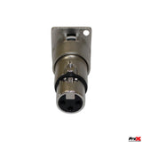 XLR Male To Female Adapter For Panel Mount