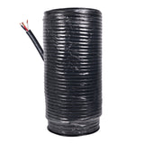 500 Ft. 12 AWG 4 Conductor Hybrid Passive Speaker Wire Bulk Cable Spool Black