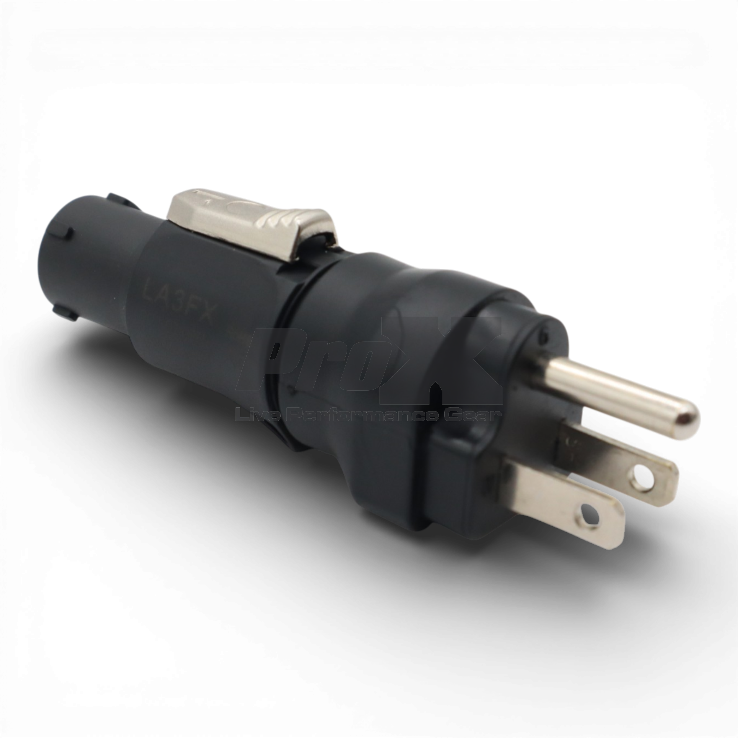Edison Nema 515P Male to True1 Female Black locking Connector Power Coupler Adapter