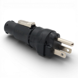 Edison Nema 515P Male to True1 Female Black locking Connector Power Coupler Adapter