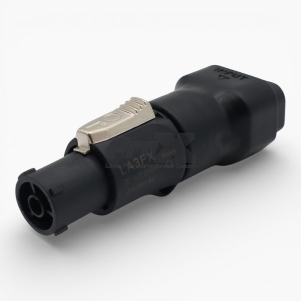 IEC C14 Female to True1 Female Black locking Connector Power Coupler Adapter