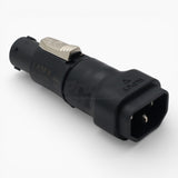 IEC C14 Female to True1 Female Black locking Connector Power Coupler Adapter