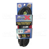 15 Ft. High Performance DMX Male 3-Pin to DMX Female 3-Pin Cable