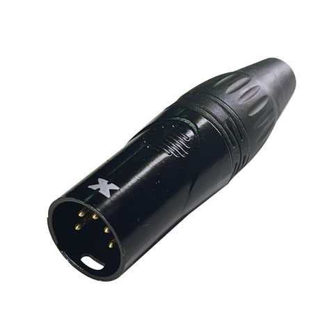 DMX Male 5-pin Terminator Locking Plug Connector