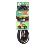 10' Ft. High Performance RCA Male to RCA Male Balanced Audio Cable