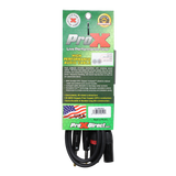 5 Ft. Balanced Dual 1/4" TRS-M to Dual XLR3-M High Performance Audio Cable