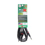 10 Ft. Balanced Dual 1/4" TRS-M to Dual 1/4" TRS-M High Performance Audio Cable