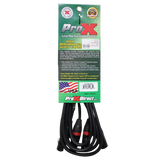10' Ft. Balanced Dual XLR-M to Dual XLR-F High Performance Audio Cable