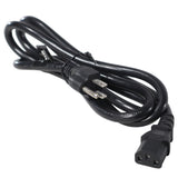 6 Ft. Power Cord NEMA 5-15P to NEMA 3-Prong 5-15R 14AWG Shielded Power Cable