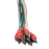 50' ft 10 RCA Channel + 3 Power Cable for Marine and Car Audio - Medusa Style Cable