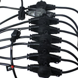 52' Ft. Male NEMA 120VAC to 9-Outet Female Edison 12/3AWG Power Extension Cable