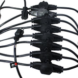 52' Ft. Male NEMA 120VAC to 9-Outet Female Edison 14/3AWG Power Extension Cable