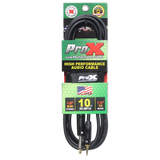 10 Ft. Unbalanced TRS-M Mini 1/8" to TS-M High Performance Audio Cable