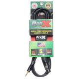 5 Ft. Unbalanced 3.5mm TRS-M Mini to XLR3-F High Performance Audio Cable