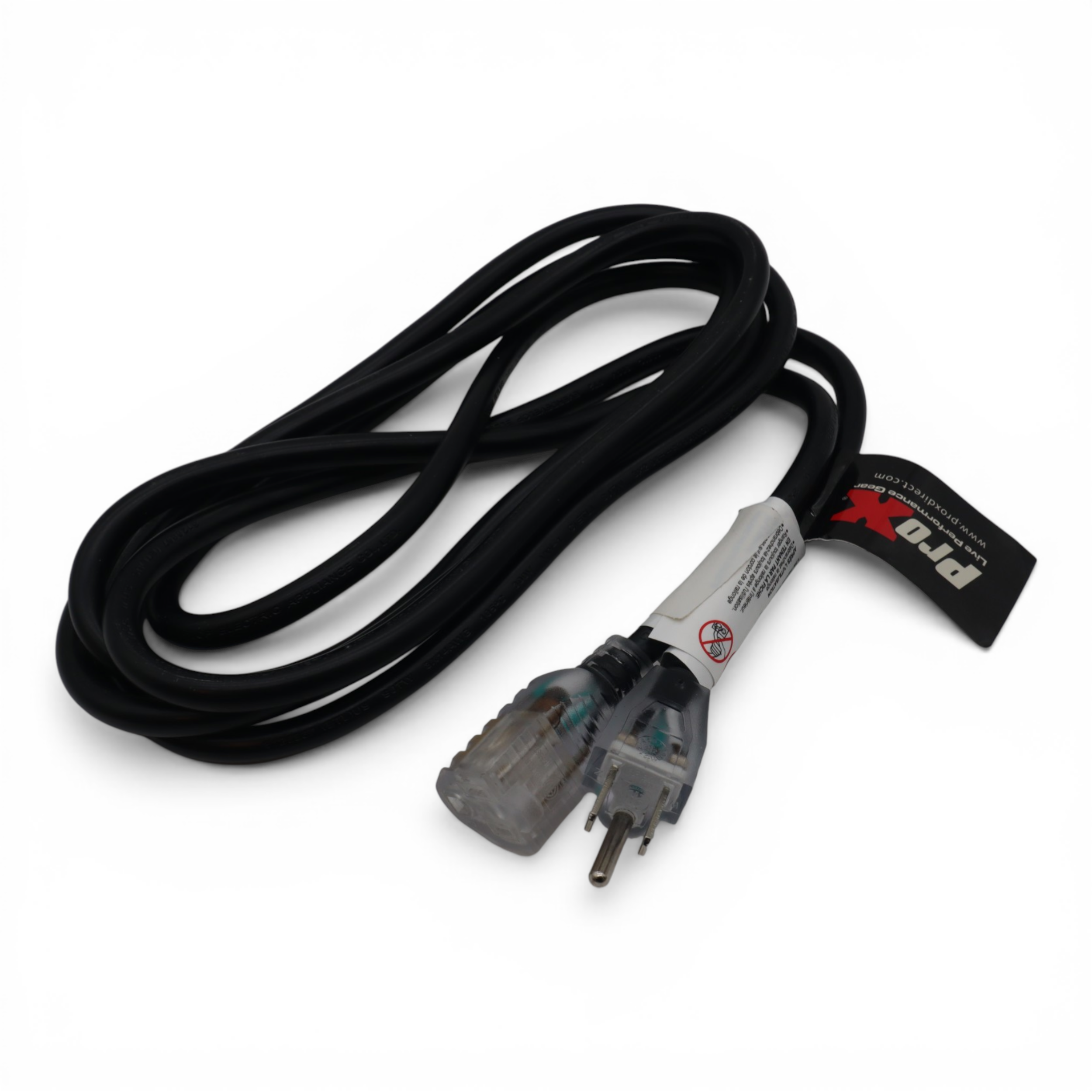 10' Ft. 120VAC NEMA 15 Male to 3 Outlet Female Power-Extension Cord 14 AWG
