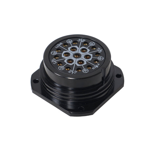 19-Pin Panel Female Connector - Solder Type - Kupo PLS-5219SF