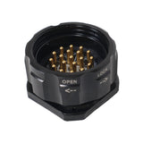 19-Pin Panel Male Connector - Solder Type - Kupo PLS-5219SM